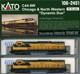1/160 Ge Diesel Locomotive C44-9w C & Nw Dynamic Duo 2-car Set Model Train