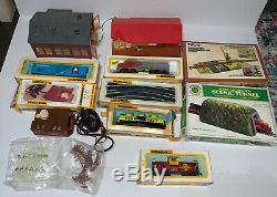 13 Bachmann Ho Electric Train Set Locomotive Tender Car Caboose Track Power Pack