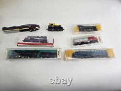 160 N Scale Train Lot (50+) Engines, Cars, Atlas, Mintrix, AHM Minitrains