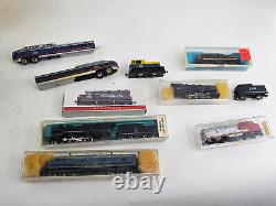 160 N Scale Train Lot (50+) Engines, Cars, Atlas, Mintrix, AHM Minitrains