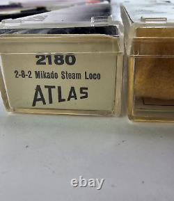 160 N Scale Train Lot (50+) Engines, Cars, Atlas, Mintrix, AHM Minitrains