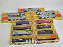 160 N Scale Train Lot (50+) Engines, Cars, Atlas, Mintrix, AHM Minitrains