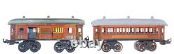 1915's Bing LMS Continental Clockwork 0-gauge Train Set with Continental Cars