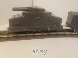 1917 Lionel Reproduction 203 Armored Train With 2 Supply Cars