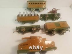 1917 Lionel Reproduction 203 Armored Train With 2 Supply Cars