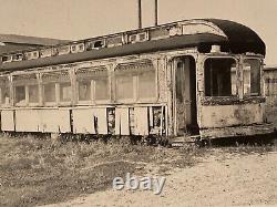 1942 Vintage Photos Lot of 5 Indiana Railroad Car Crash Trains Locomotive