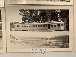 1942 Vintage Photos Lot of 5 Indiana Railroad Car Crash Trains Locomotive