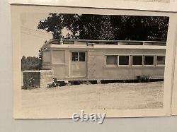 1942 Vintage Photos Lot of 5 Indiana Railroad Car Crash Trains Locomotive