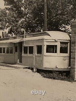 1942 Vintage Photos Lot of 5 Indiana Railroad Car Crash Trains Locomotive