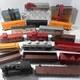 1950's Ho Scale Box Car, Caboose, Gondola, Locomotive Train & Transformer Lot