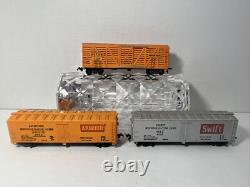 1950's HO Scale Box Car, Caboose, Gondola, Locomotive Train & Transformer LOT