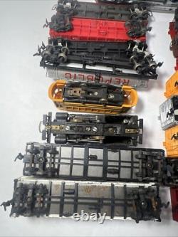1950's HO Scale Box Car, Caboose, Gondola, Locomotive Train & Transformer LOT