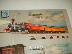 1967 Petticoat Junction Train Set, Hooterville Cannonball Engine, Tender, Cars, Box