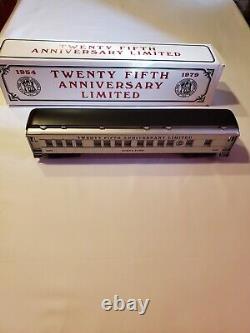 1979 Williams TCA 25th Aniversary GG-1 set & 3 Cars O Gauge C-5 Model Train Set