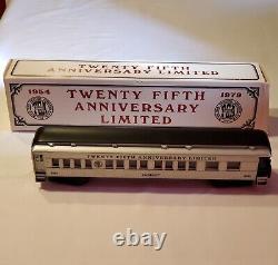 1979 Williams TCA 25th Aniversary GG-1 set & 3 Cars O Gauge C-5 Model Train Set