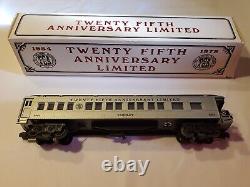 1979 Williams TCA 25th Aniversary GG-1 set & 3 Cars O Gauge C-5 Model Train Set