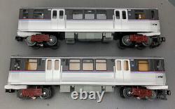 2-Car 3200 Subway Set Chicago CTA Gray Stripe One withPWR & Loco SND O1394