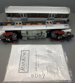 2-Car 3200 Subway Set Chicago CTA Gray Stripe One withPWR & Loco SND O1394