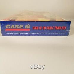 2001 Athearn Case IH HO Scale Train Set With Locomotive And Cars SEALED! RARE