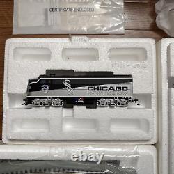 2005 World Series Chicago White Sox Bachmann Hawthorne HO 6 Car Train Set Tested