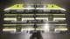 2x Locomotives, 4 Matching Cars, With Controllers. Lego City Passenger Trains