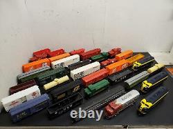 34 Piece Like Like Bachmann HO Scale Model Trains Locos Freight Cars Box Caboose