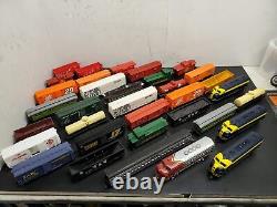 34 Piece Like Like Bachmann HO Scale Model Trains Locos Freight Cars Box Caboose