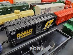 34 Piece Like Like Bachmann HO Scale Model Trains Locos Freight Cars Box Caboose