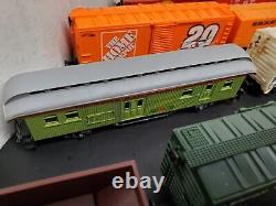 34 Piece Like Like Bachmann HO Scale Model Trains Locos Freight Cars Box Caboose