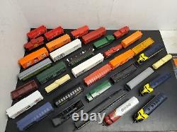 34 Piece Like Like Bachmann HO Scale Model Trains Locos Freight Cars Box Caboose