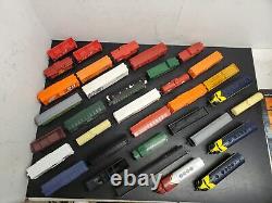 34 Piece Like Like Bachmann HO Scale Model Trains Locos Freight Cars Box Caboose