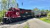 4 Axle Locomotive Pulling All These Cars One Man Rock Trains Cincinnati Eastern Railroad In Ohio