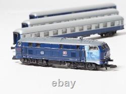 81421 Marklin Z King Ludwig II train set with 3 cars DB 5 Pole motor LED's new