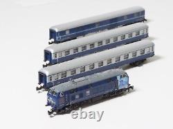 81421 Marklin Z King Ludwig II train set with 3 cars DB 5 Pole motor LED's new