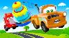 A Funny Story With Mcqueen Cars Friends Tow Truck Mack Truck Cars Birthday Big Cake For Mcqueen
