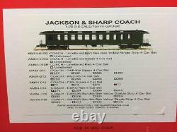 AMS (Accucraft Trains) Colorado Southern Passenger Cars, Coach, 120.3 Scale