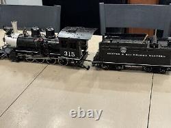 Accucraft Trains D&RGW C18 #315 Live Steam Locomotive and 2 Cars