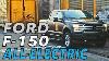 All Electric 2021 Ford F150 Pulls A Train Towing Capability Demonstration