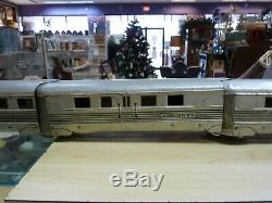 American Flyer 9900 Burlington Zephyr Railway Express Train, Engine & 3 Cars