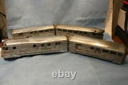 American Flyer O Gauge 1930's 9900 Burlington Zephyr Train Set Locomotive 3 Car