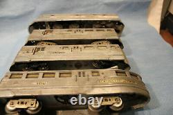 American Flyer O Gauge 1930's 9900 Burlington Zephyr Train Set Locomotive 3 Car