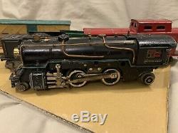 American Flyer O Gauge 2-4-2 Locomotive 3322 1930's Vintage Original Train Cars