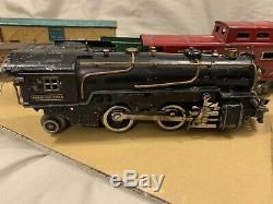 American Flyer O Gauge 2-4-2 Locomotive 3322 1930's Vintage Original Train Cars