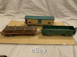 American Flyer O Gauge 2-4-2 Locomotive 3322 1930's Vintage Original Train Cars