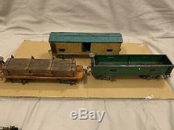 American Flyer O Gauge 2-4-2 Locomotive 3322 1930's Vintage Original Train Cars