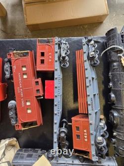 American Flyer S Gauge Train Lot 322 S. IT & 293 Steam Locos, Tenders, Cars