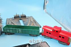 American Flyer Train S Gauge 283 Locomotive Four Freight Cars Track & Switches