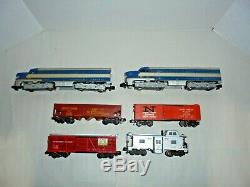 American Flyer Train Set Vintage S Gauge Two Engines Four Cars