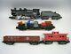 American Flyer Train Set With 21004 Locomotive & Tender + 3 Cars Lot 10-s70