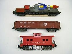 American Flyer Train Set with 21004 Locomotive & Tender + 3 Cars Lot 10-S70